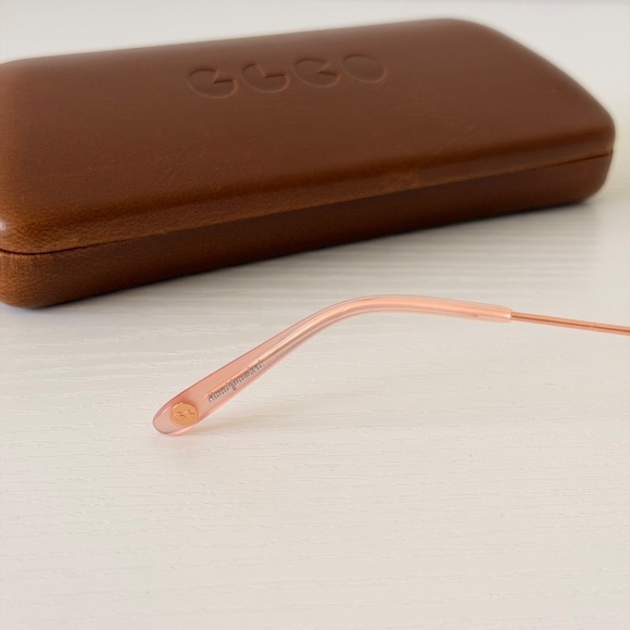 New Garrett Leight Glasses, Vista RG-PBL, Rose Gold, Vintage Style, Authentic main image 4